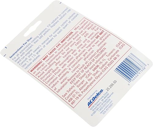 Miniatura 3 de ACDelco GM Original Equipment 10-108 (12378255) Pestañas de sellado del sistema de enfriamiento - 4 g (Paquete de 5)