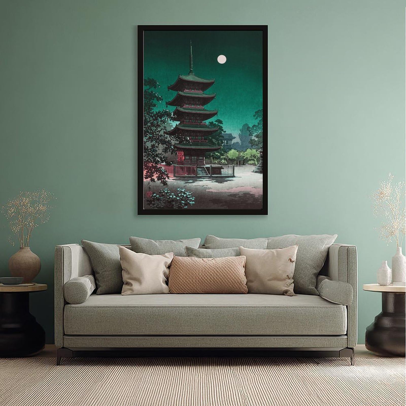 ELKPDOE Tsuchiya Koitsu Print, Poster Koitsu, Ukiyo-e Art Canvas Poster