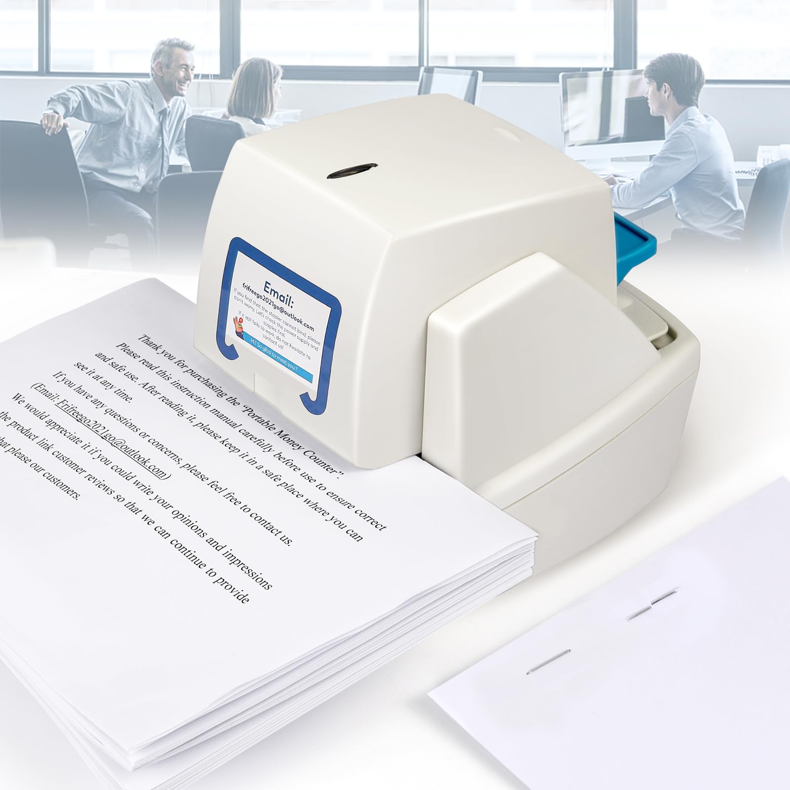 Electric Stapler, Heavy Duty 70 Sheets Automatic Stapler, with 5500 Staples