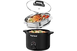 Topwit Electric Hot Pot with Steamer