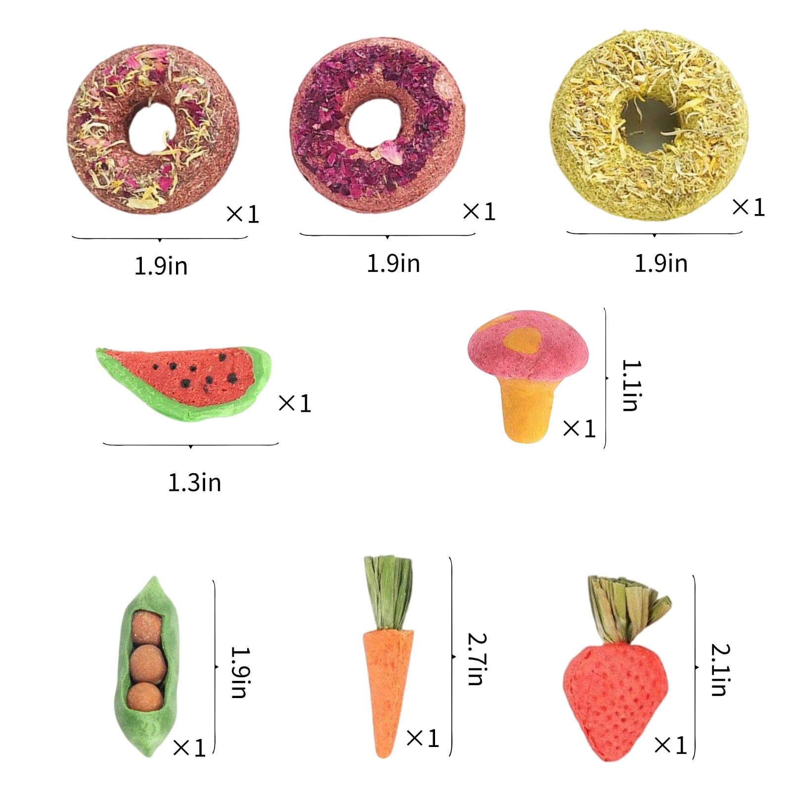 31 juguetes masticables para mascotas pequeñas para la salud dental: madera natural de manzana, palos de hierba Timothy y bambú dulce, juguetes de molienda de dientes para conejos, cobayas
