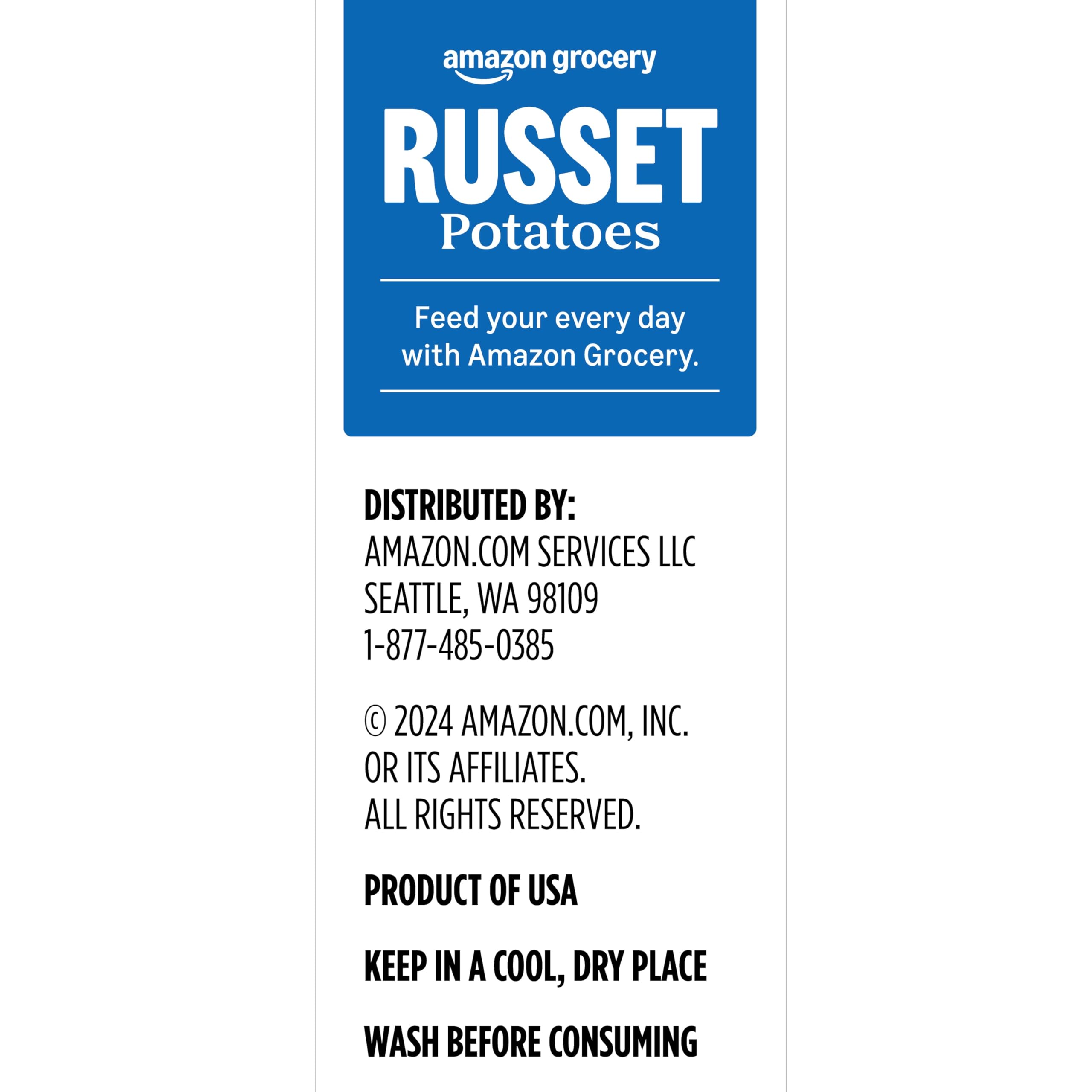 Amazon Grocery Russet Potatoes 5 Lb Previously Fresh Brand Packaging May Vary — view 4