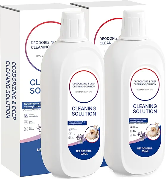 2 Packs Floor Cleaner Lavender Scent Compatible with Tineco Cleaning Solution Rifill Deep Cleaning for Tineco Vacuum Mop Solution, for iFloor Series & Floor One Cleaner Solution, Residue & Streak Free