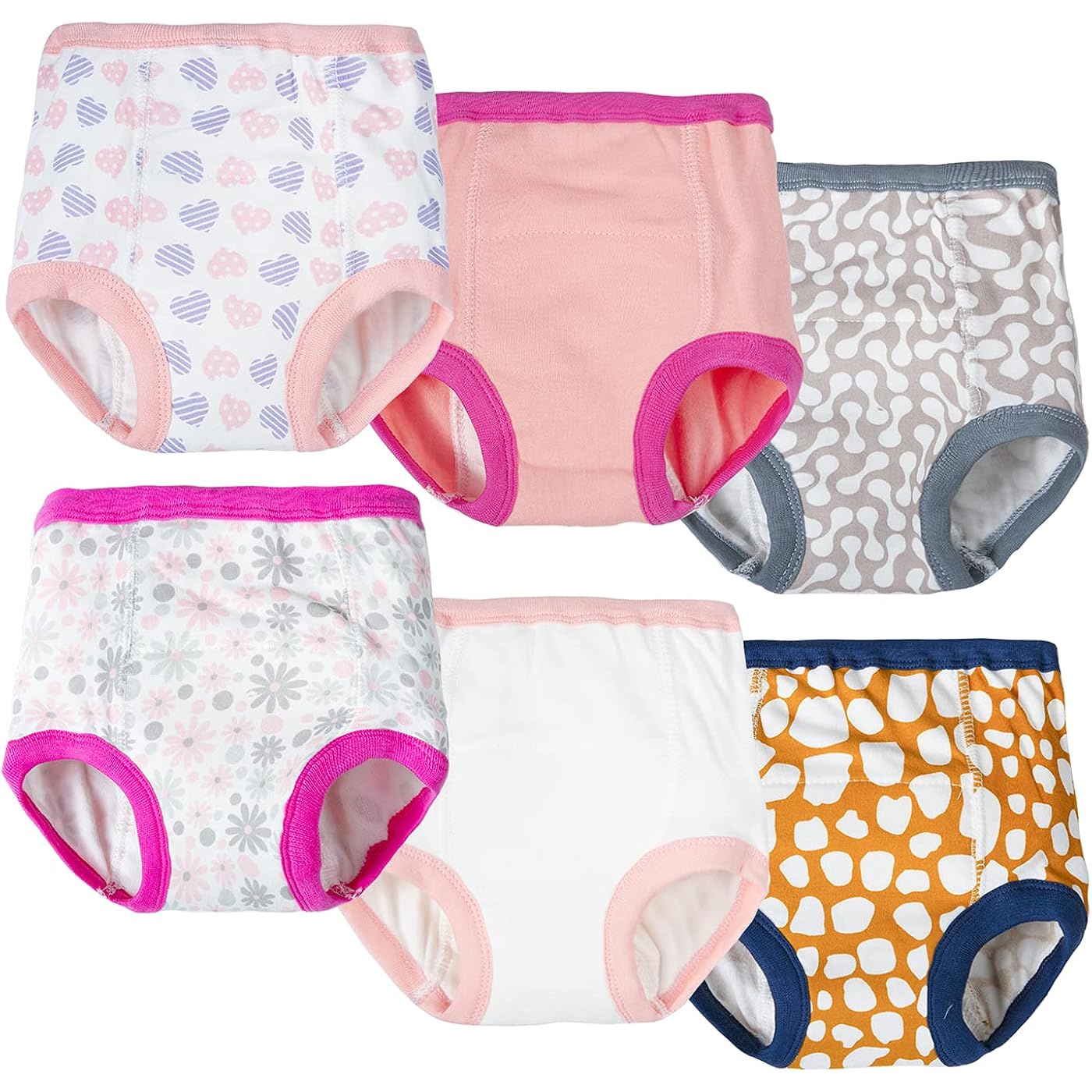 6/mo Finance Potty Training Underwear for Girls Toddler Panties Girl