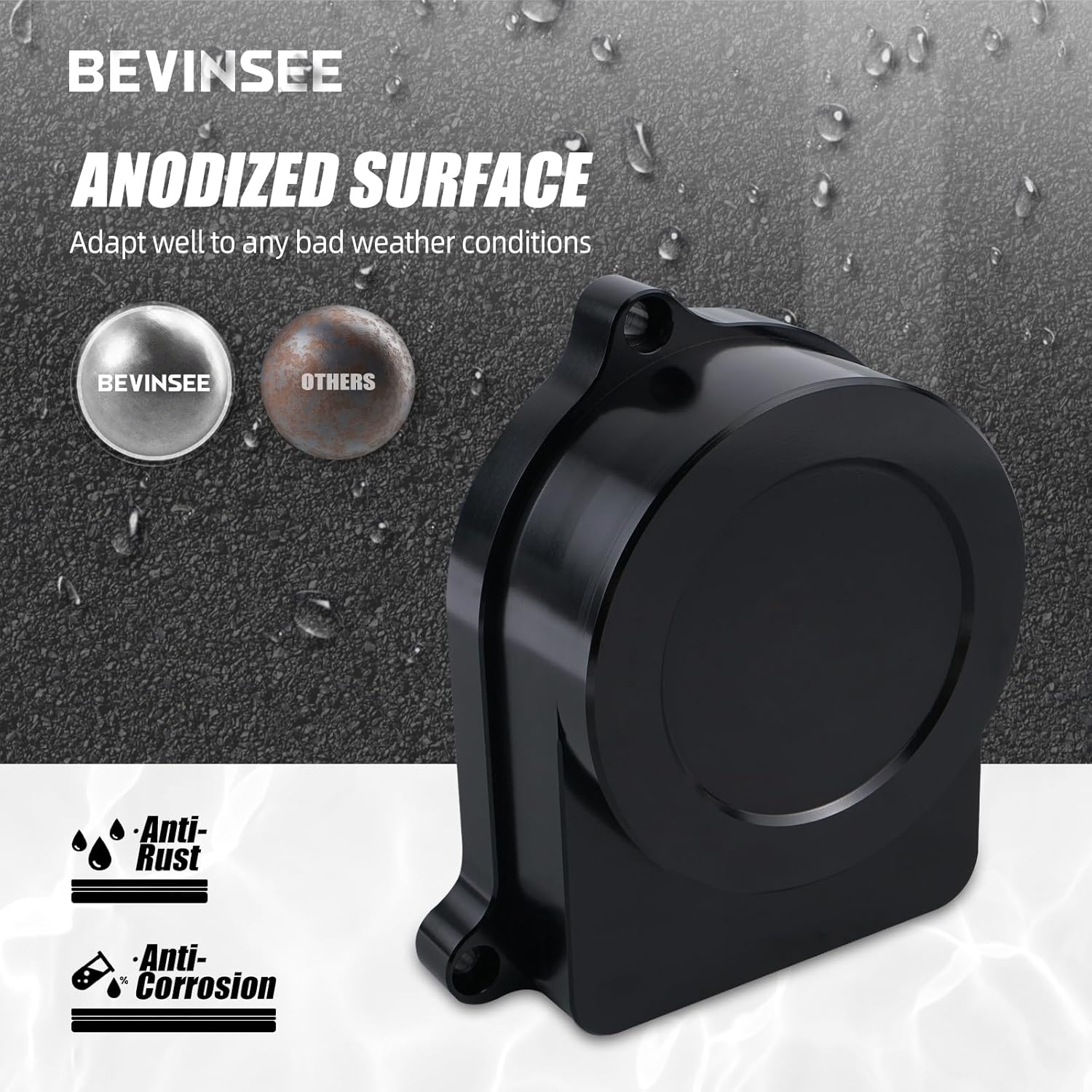 Bevinsee COP Distributor Cap Plate Replacement & 16PCS Valve Cover Washer Seals Bolt Nuts Kit Compatible with Honda B Series 1993-2000