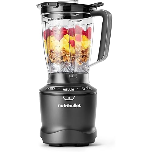 nutribullet SmartSense 5-speed, full-size blender, 1400 Watt- Gunmetal Gray