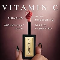 Vista 2 de SAINT JANE - Aceite de labios de lujo Cuidado de la piel limpio y lujoso con infusión floral (Elixir, 0.15 oz 0.2 fl oz)