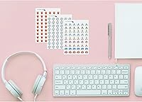 Vista 9 de Calcomanías para planificar citas para el cabello, 54 calcomanías de vinilo divertidas (1/2 pulgadas), día del salón, cuidado personal de belleza