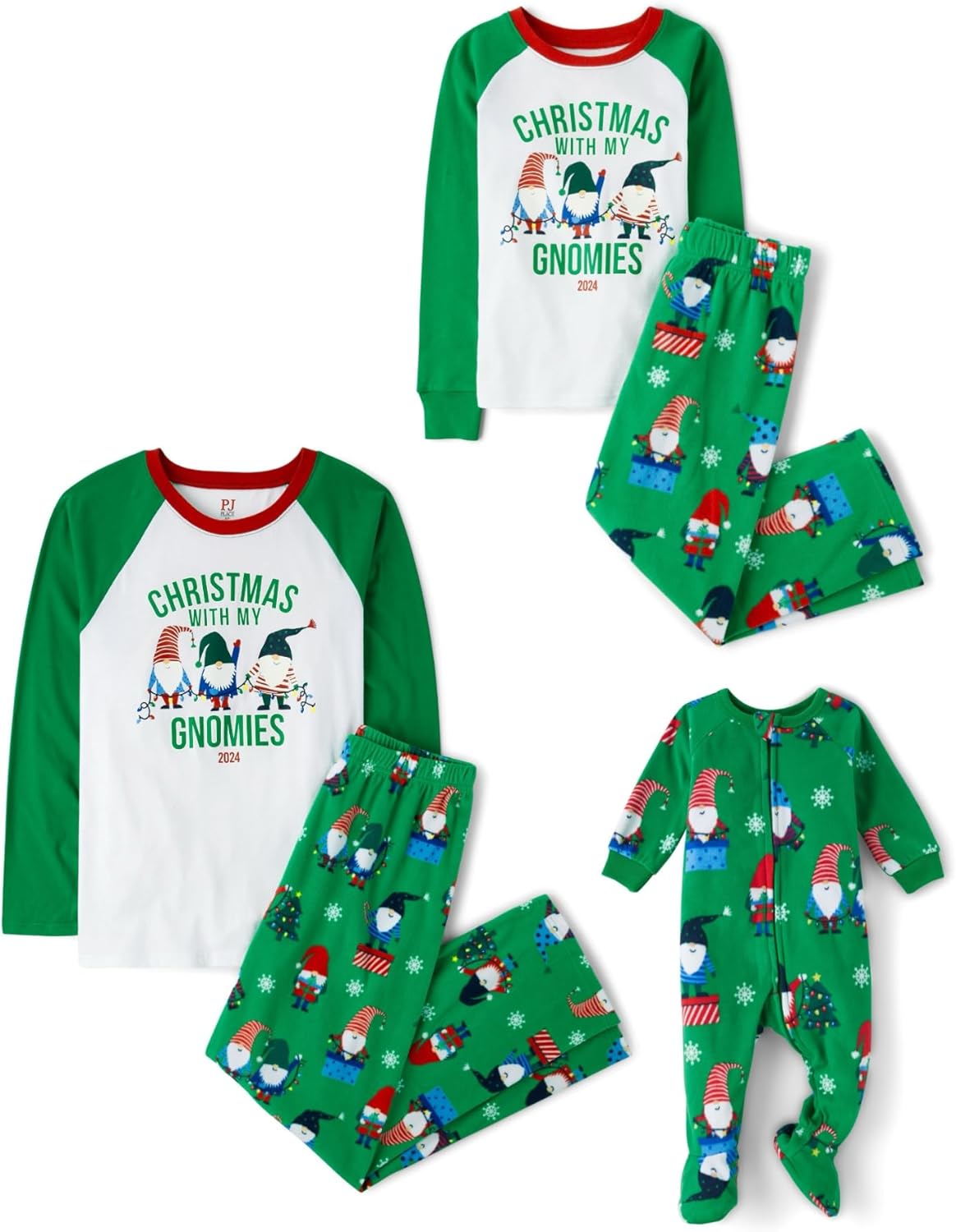 The Children's Place Baby and Family Matching Fleece Holiday Pajama Set
