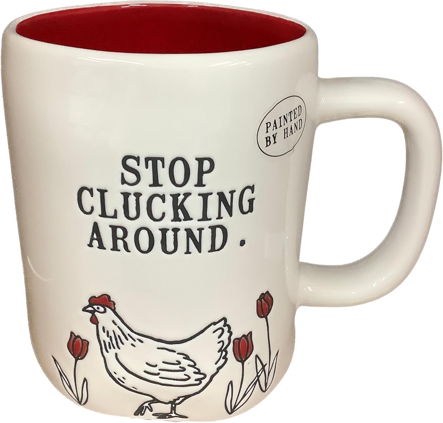 Rae Dunn Duck Coffee Mug, White - Quack - Duck & Ducklings
