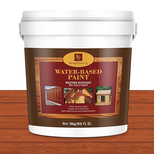 Advanced Wood Sealant(5 Gallon，Pecan)| Flexible Crack-Resistant Finish | Maximum Durability
