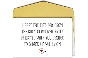 Happy Father's Day Card for Bonus Dad, Humorous Father's Day Card for...