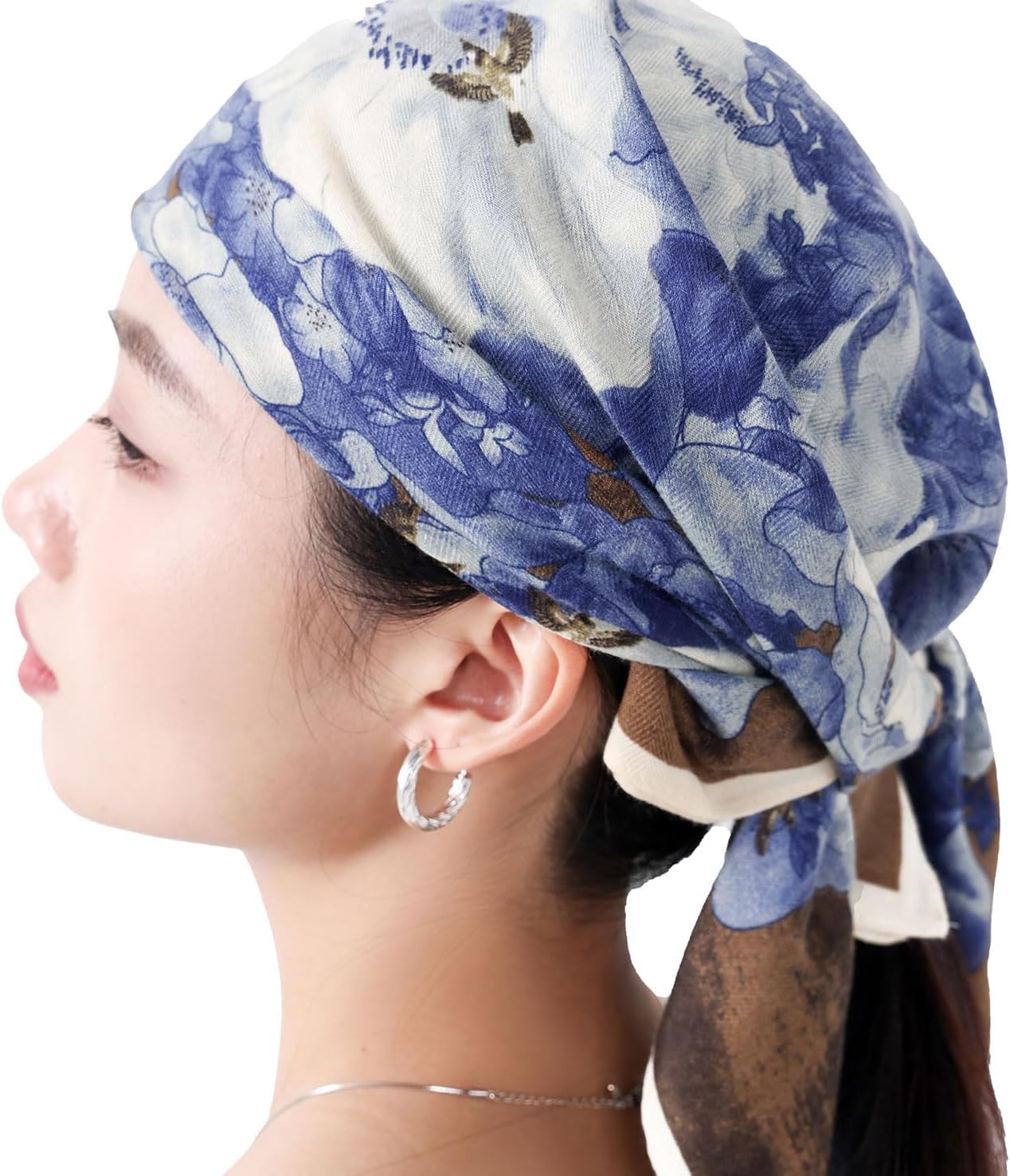 Head Scarf for Women 26 x 26 inches No Slippery Square Scarf for Hair Wrap, Night and Sleep