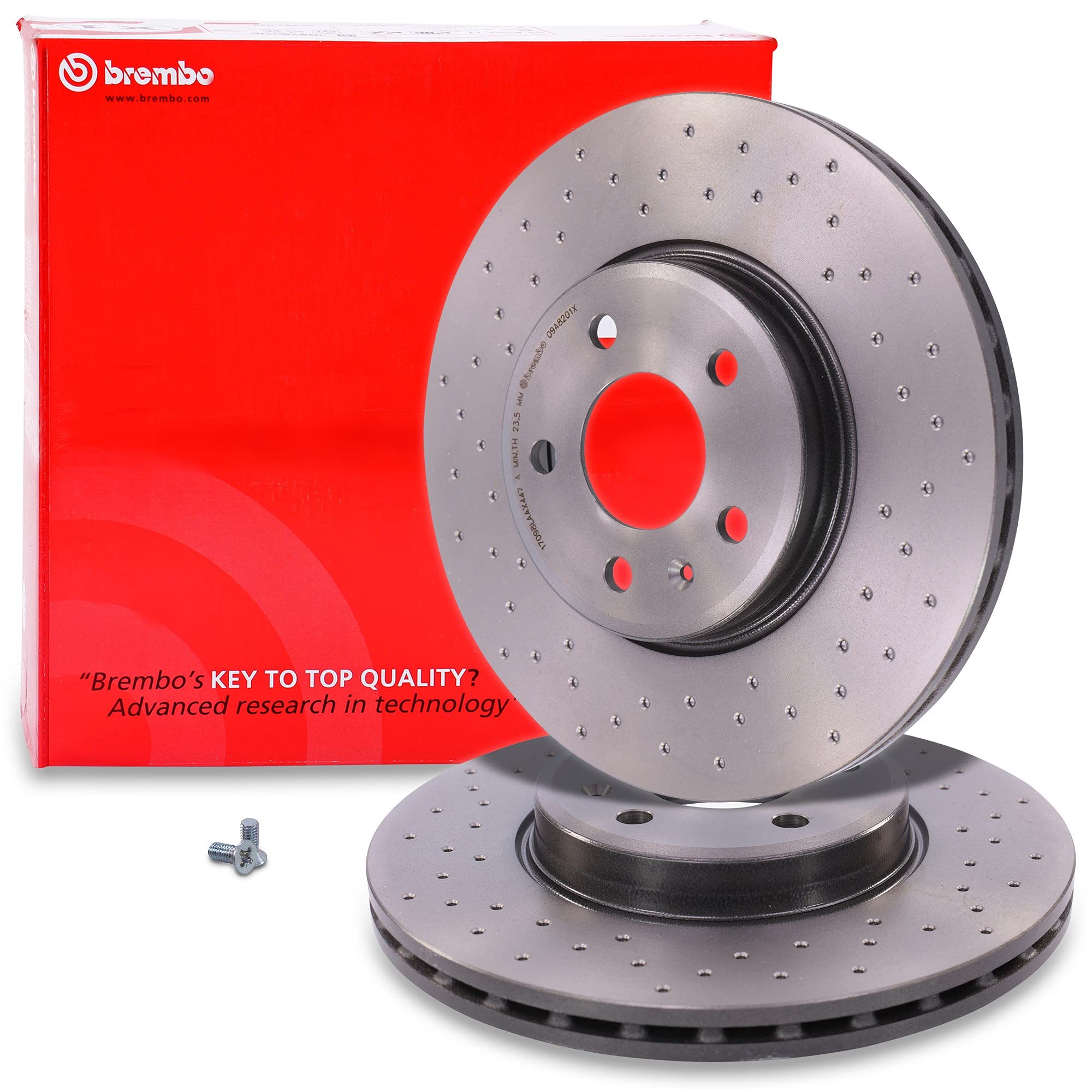 BREMBO Set di freni XTRA LINE incl. dischi freno sportivi forati anteriori Ø 314 mm ventilati + posteriori Ø 300 mm pieni + pastiglie freno anteriori e posteriori Compatibile con AUDI A4 B8, A5
