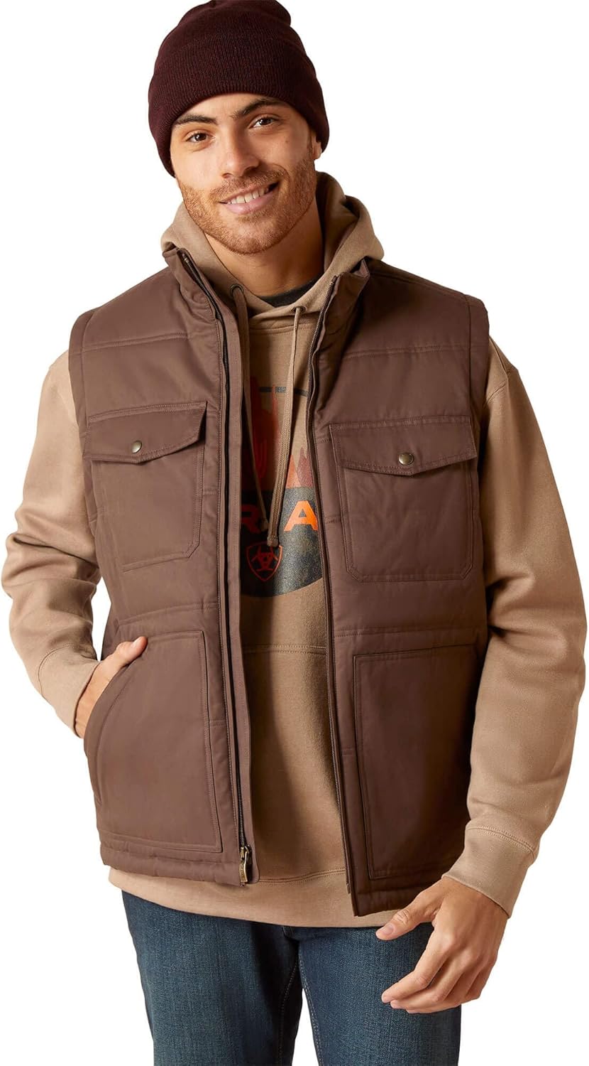 Ariat Mens Grizzly Canvas Vest
