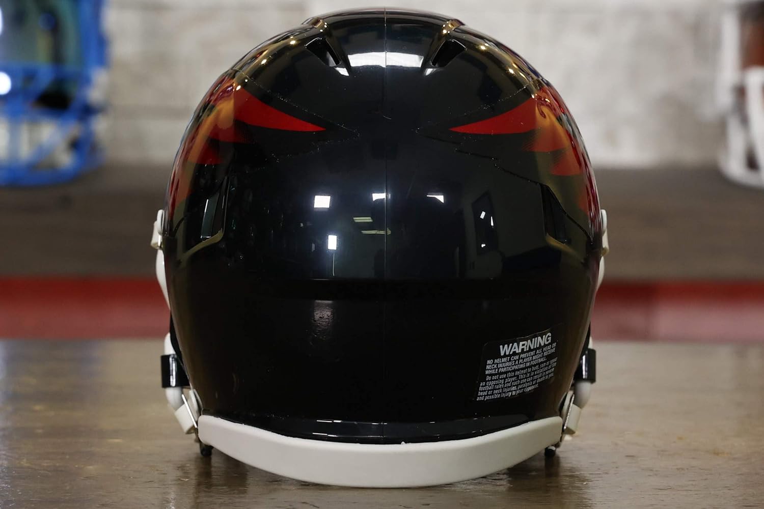 Arizona Collectible Speed Mini Helmet - GG Special Edition - with Free USA Flag Decal - Perfect for Sports Fans and Collectors - Green Gridiron