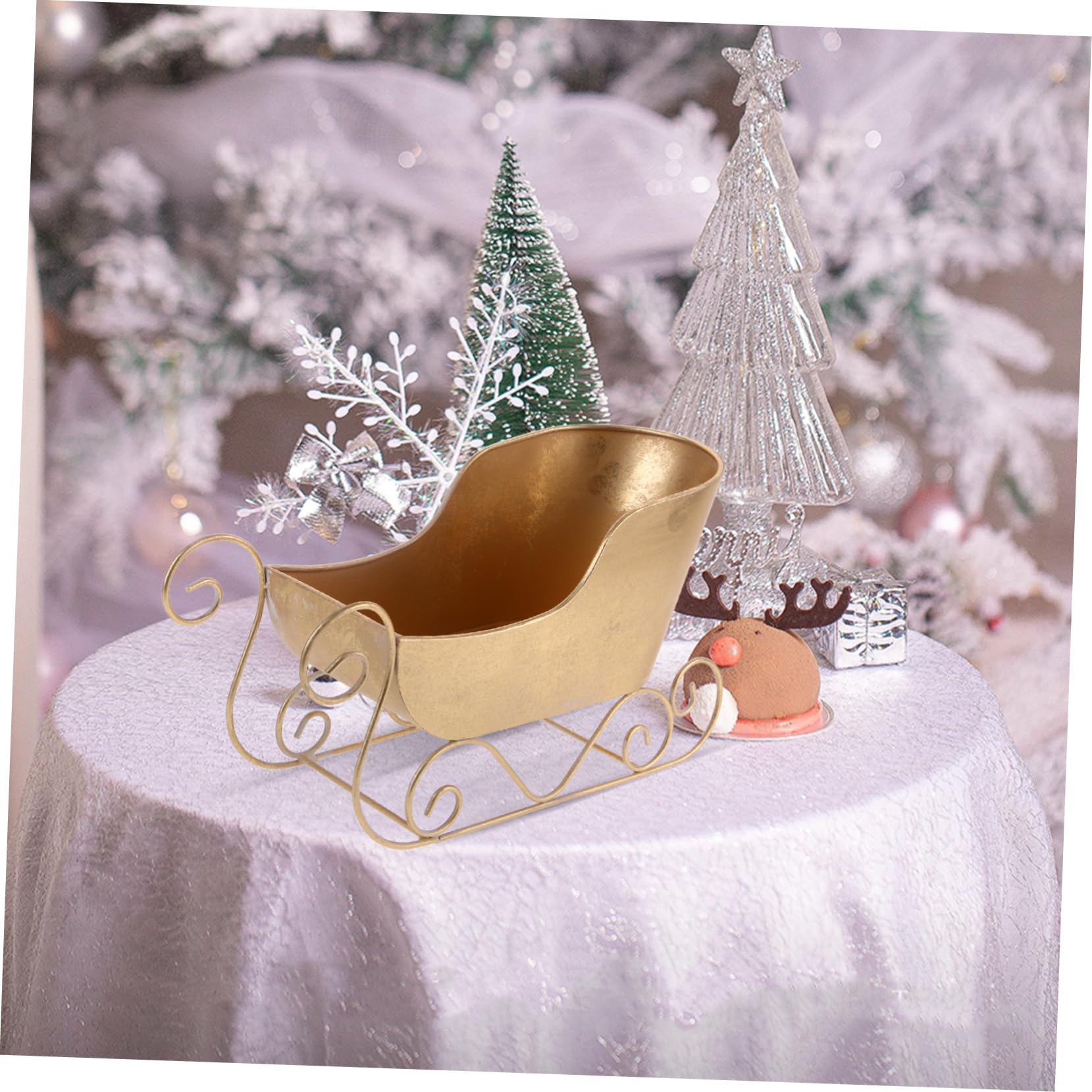 PRETYZOOM Adorno Navideño para El Hogar Decoración De Trineo Navideño Adorno De Trineo Colgante para Árbol De Navidad