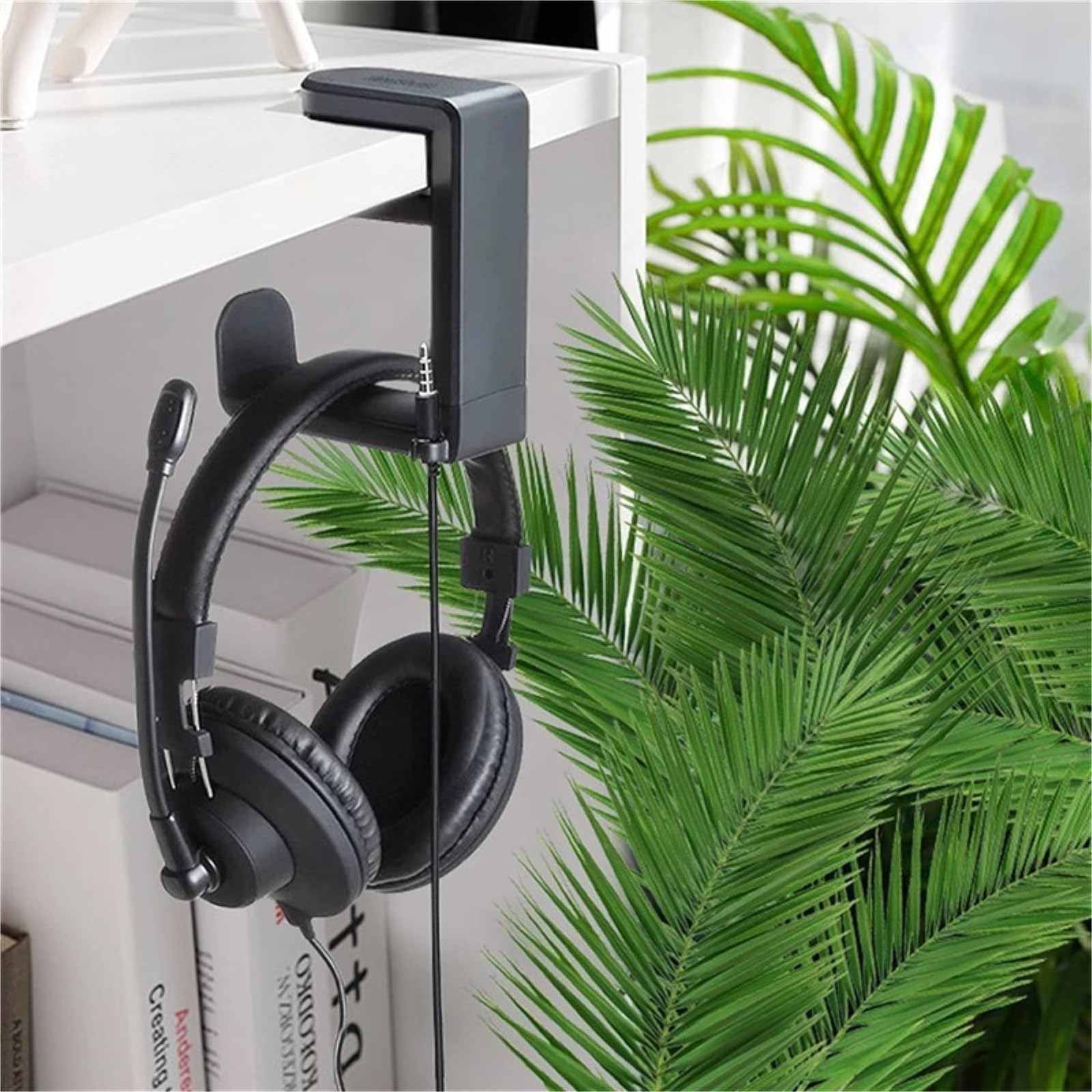 Gaming Accessori Supporto per Gancio per Gancio per Cuffie per Cuffie, Supporto per Cuffie sotto Il Design della Scrivania con Regolabile Stand Over-Ear da Gioco