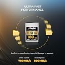 Digitek (DCFA 180GB Gold Series) CFexpress Type A Memory Card – 800MB/s Read, 700MB/s Write, 8K Ultra HD Support, Nytro Boost, Perfect Frame Capture, 5-Year Warranty, for High Speed 8K Videography gallery image