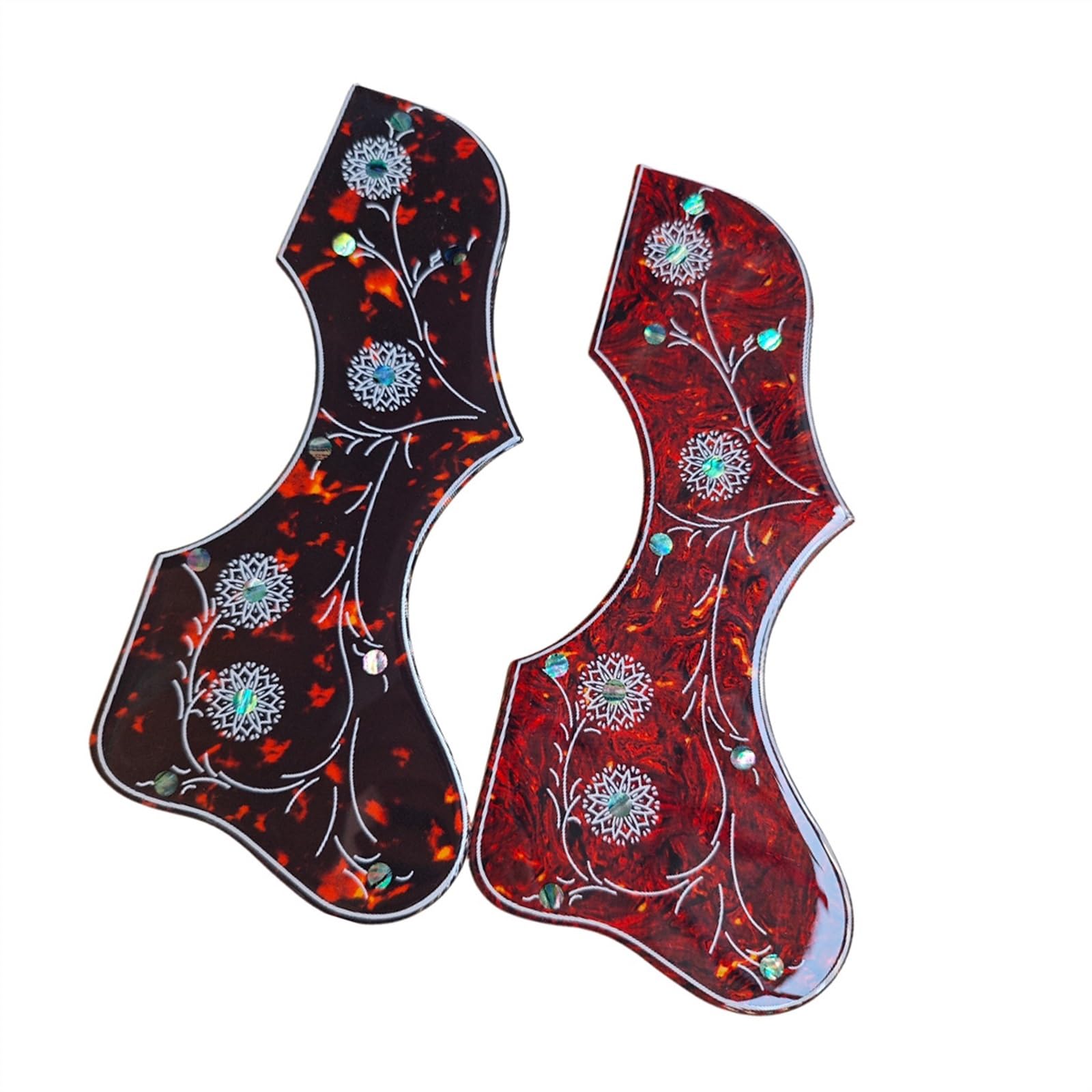 części zamienne gitary akustycznej pickguard Akcesoria Do Instrumentów Muzycznych/maska ​​do Gitary Z Wzorem Odpornym Na Zarysowania Z Motywem Ptaka I Kwiatu