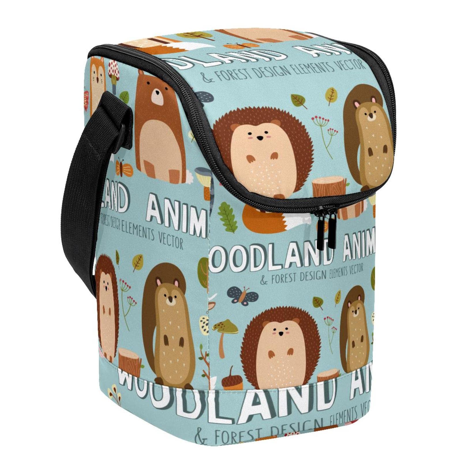 Bolsa de almuerzo para hombres portacomidas con diseño de animales para oficina