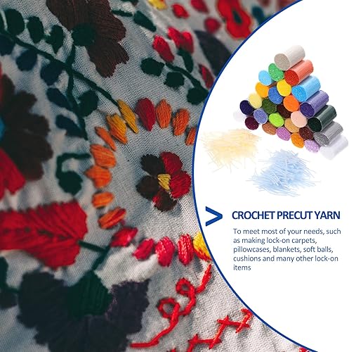 Miniatura 7 de Juego de 30 rollos de hilo de ganchillo para manualidades, hilo de ganchillo, hilo de ganchillo para suéter, sombrero, tejer, mini proyecto,
