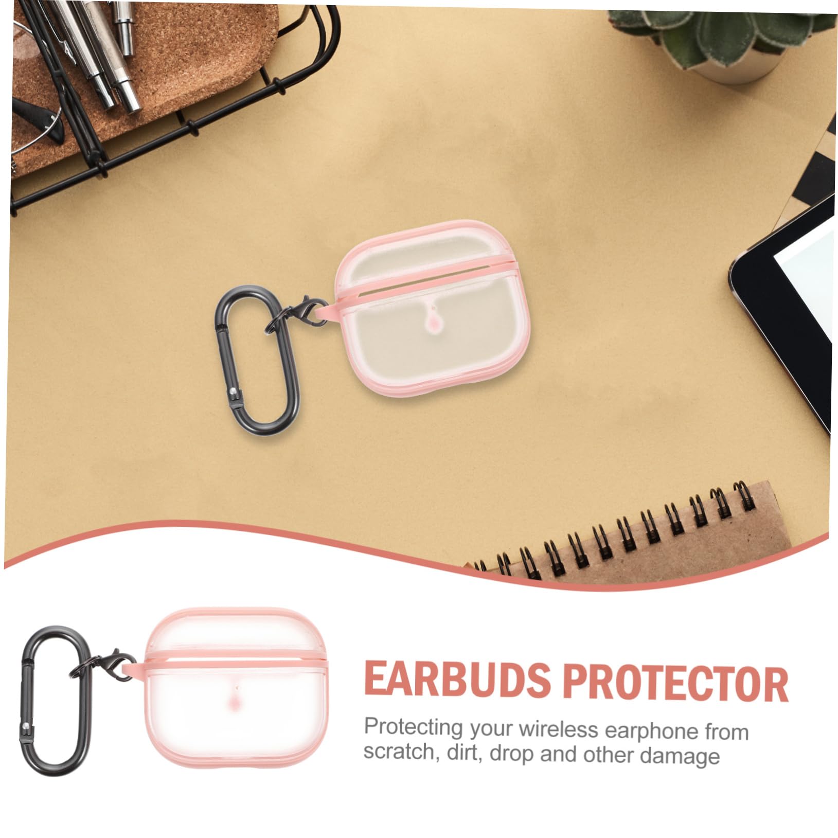 OSALADI 5juegos Funda Protectora De TPU para Auriculares Inalámbricos Compatible Resistente Rayones y Golpes Accesorio para