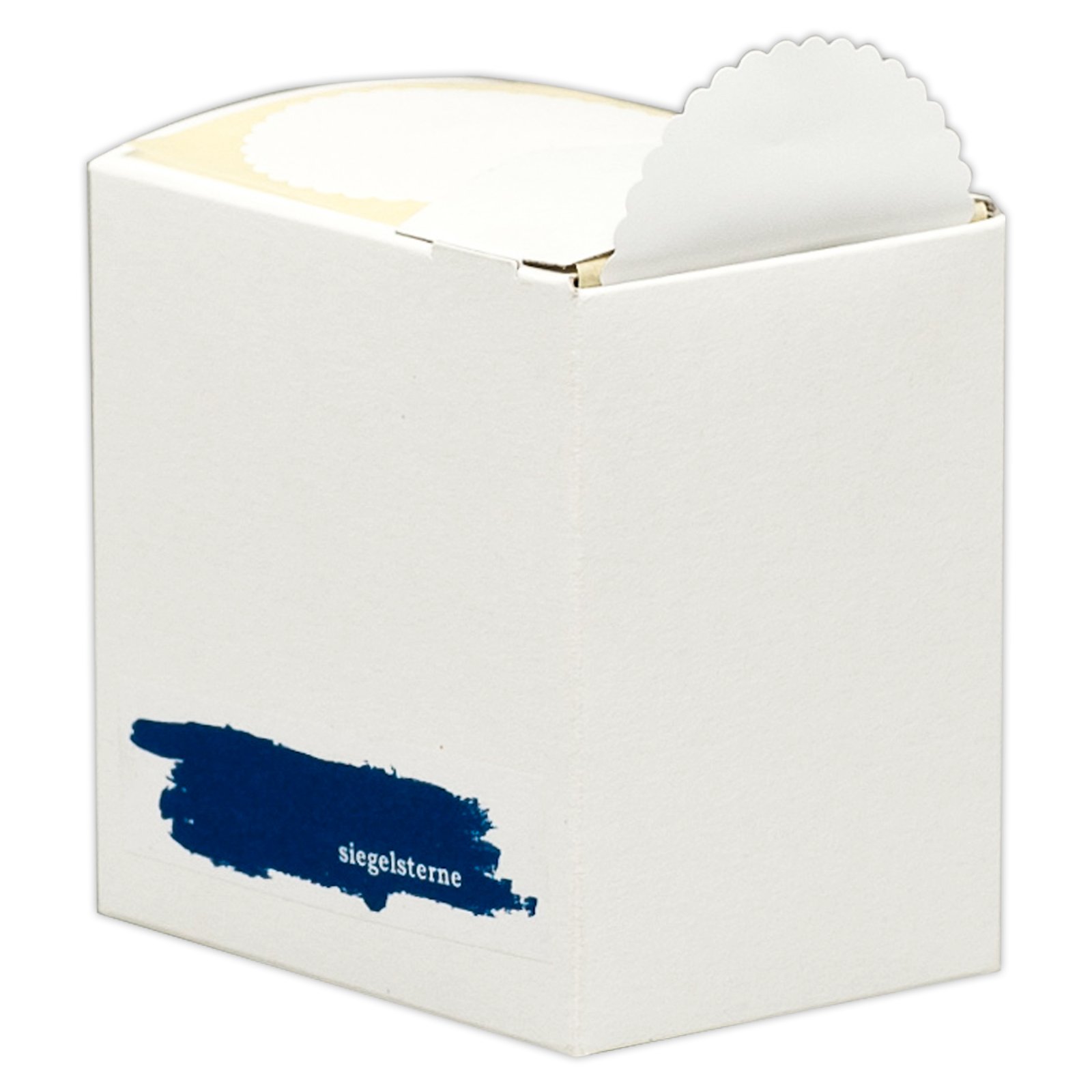 Siegelsterne selbstklebend Ø 60 mm weiß Pack á 500 Stück Siegelmarken Sterne aus Papier