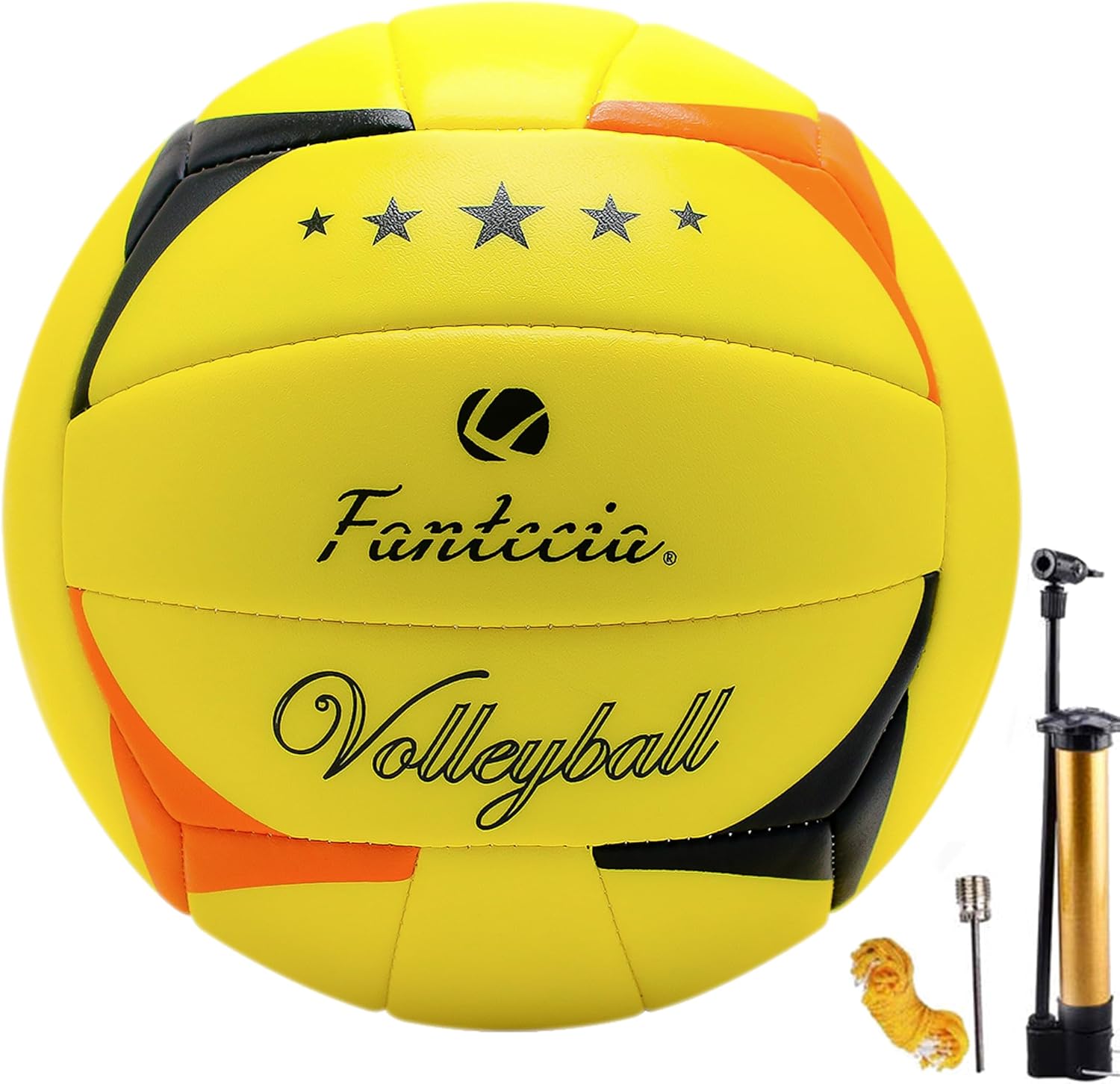 Fantecia Volleyball for Indoor Outdoor, Soft Touch Volleyball for Beach