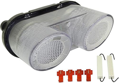 Miniatura 2 de E-Mark LED - Luz trasera intermitente integrada para Yamaha YZF R1 YZF-R1 2000-2001, FZ-1 FZ1 Fazer 1000 FZS 2001-2005 PN 5JJ-84710-11-00 5JJ-8