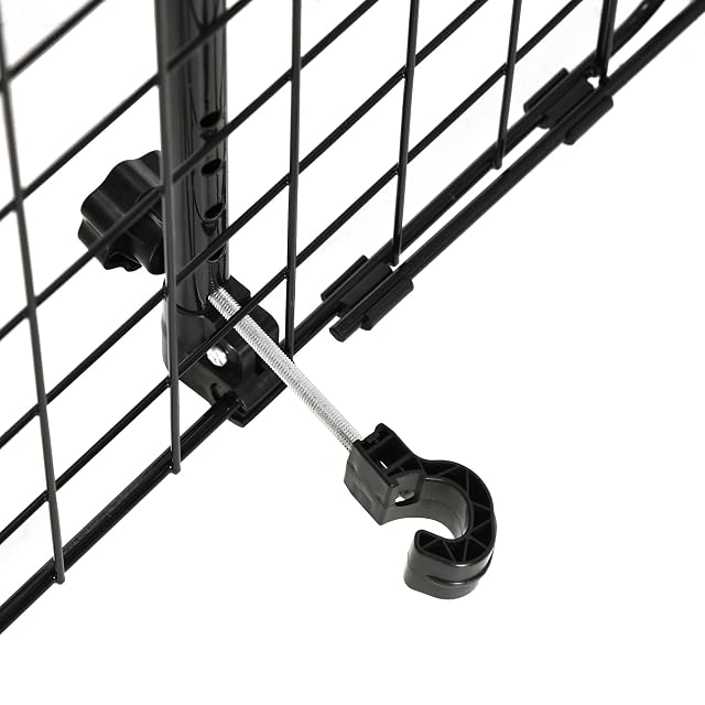 Foto 5 de 8 de PawHut Barrera Protectora de Coche para Perros 91-152x30 cm Negro