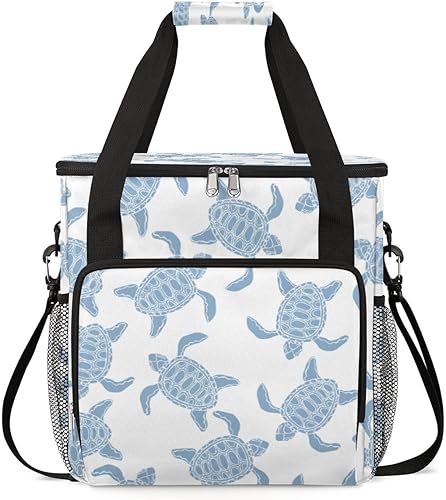 Bolsa de transporte para cafetera de animales Ocean Turtle para Keurig K-Mini o K-Mini Plus K-Cup Pods almacenamiento portátil cafetera bolsa de