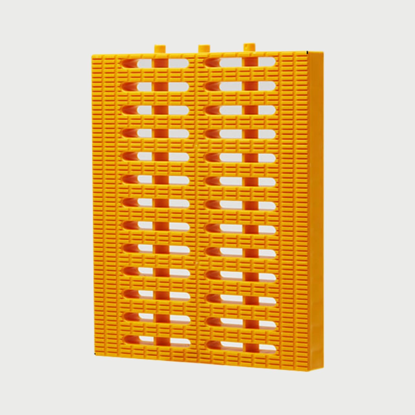 LWJSOCP Polymer Plastic Channel Drain Grate, 7.8 9.75 11.7in Widths Rainwater Drainage Grates, Durable Sewer Trench Drain System Cover for Indoor Outdoor(Yellow,30x25 11.7x9.7in)