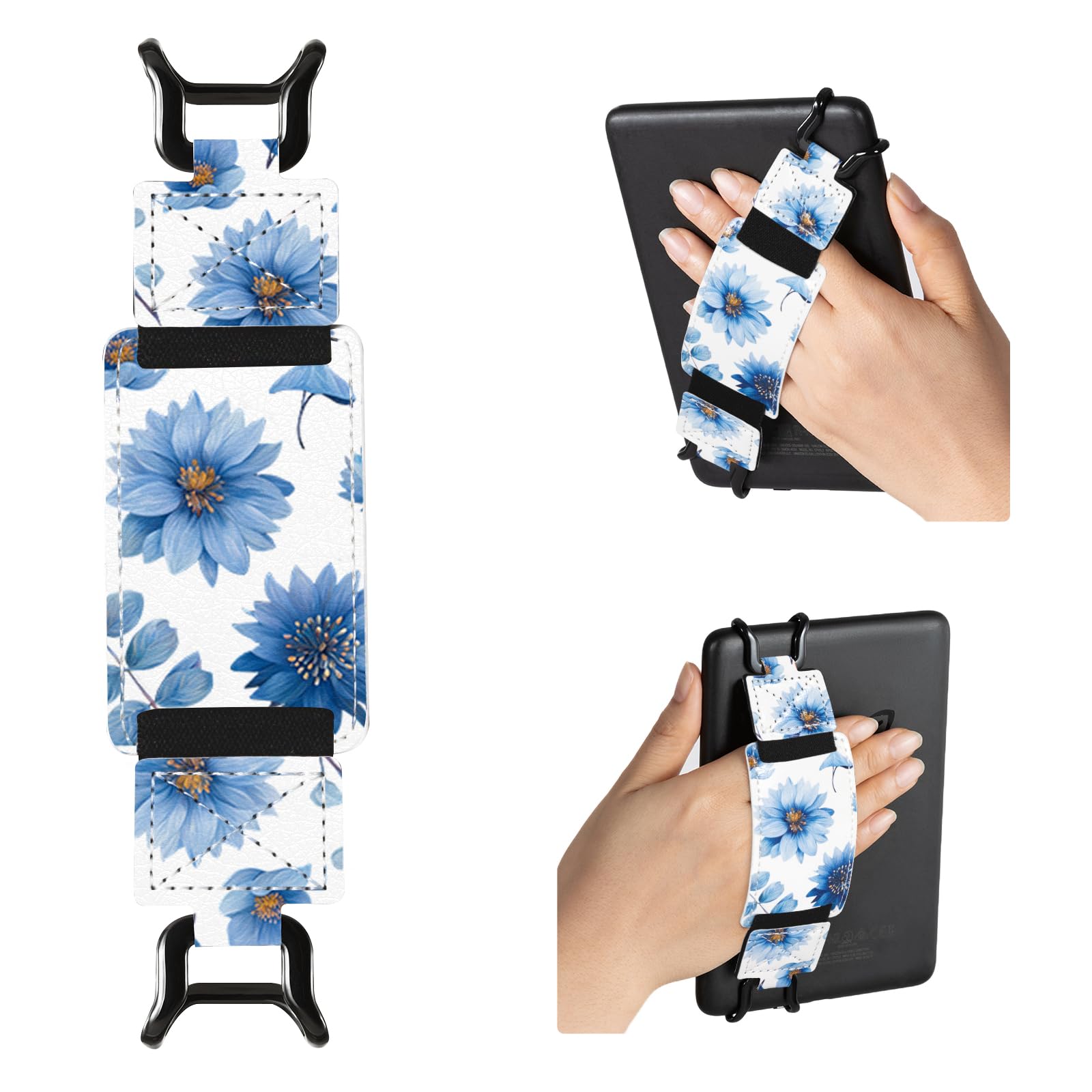 CoBak Secure Hand Strap for Kindle and Tablets - Versatile and Lightweight Kindle Strap for 6-7.5" Kindle/Kobo/Voyaga/Lenovo/Sony E-Book Tablet - High