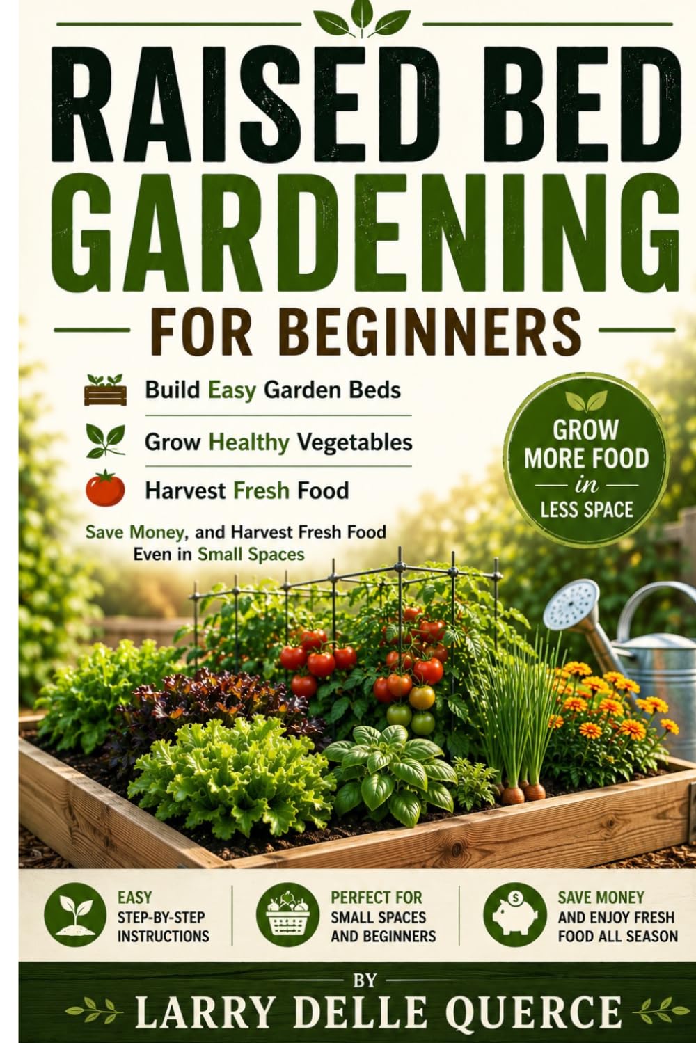 Raised Bed Gardening for Beginners: Build Easy Garden Beds, Grow Healthy Vegetables, Save Money, and Harvest Fresh Food Even in Small Spaces