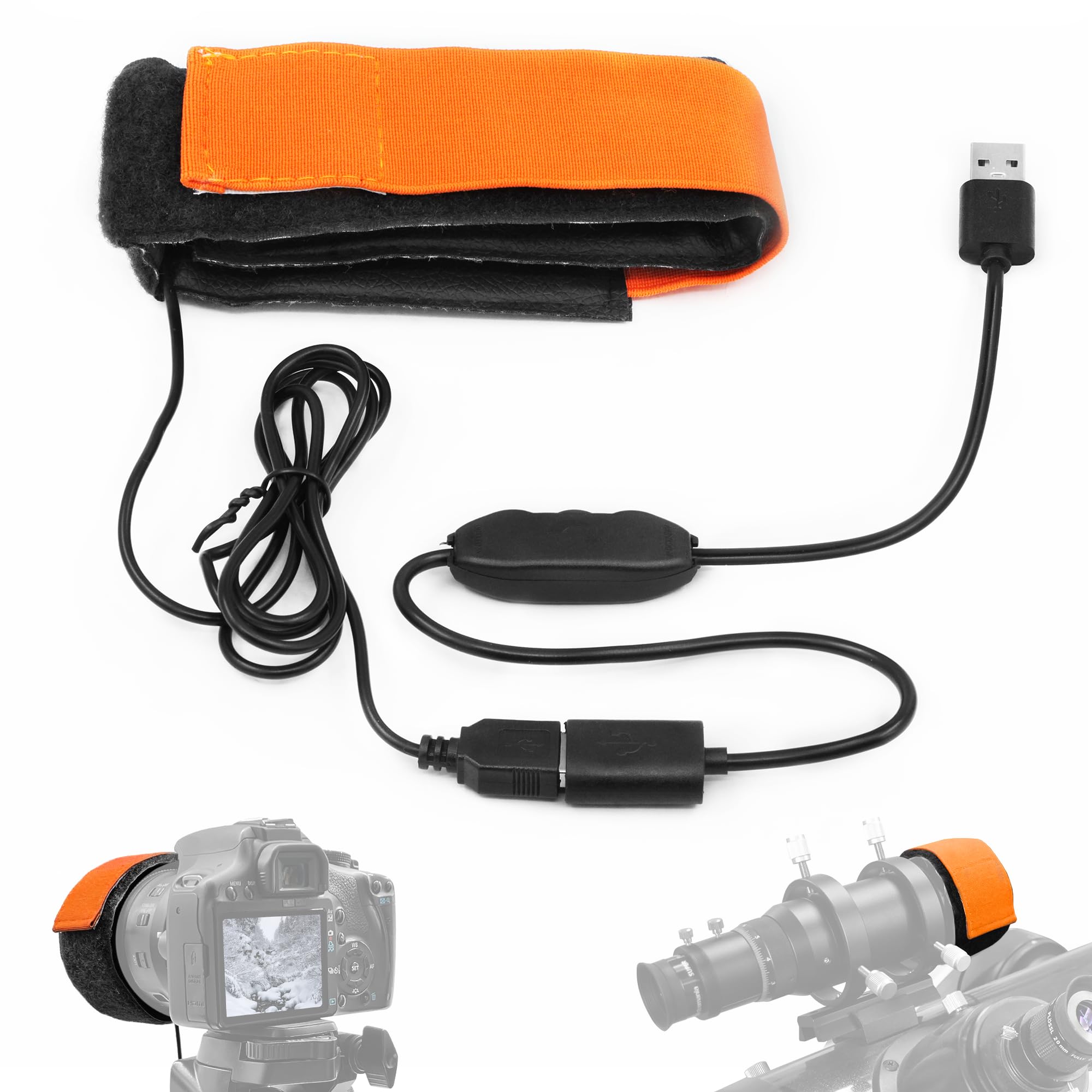 Chauffage de rosée USB Astromania 25cm pour objectif de télescope - 8