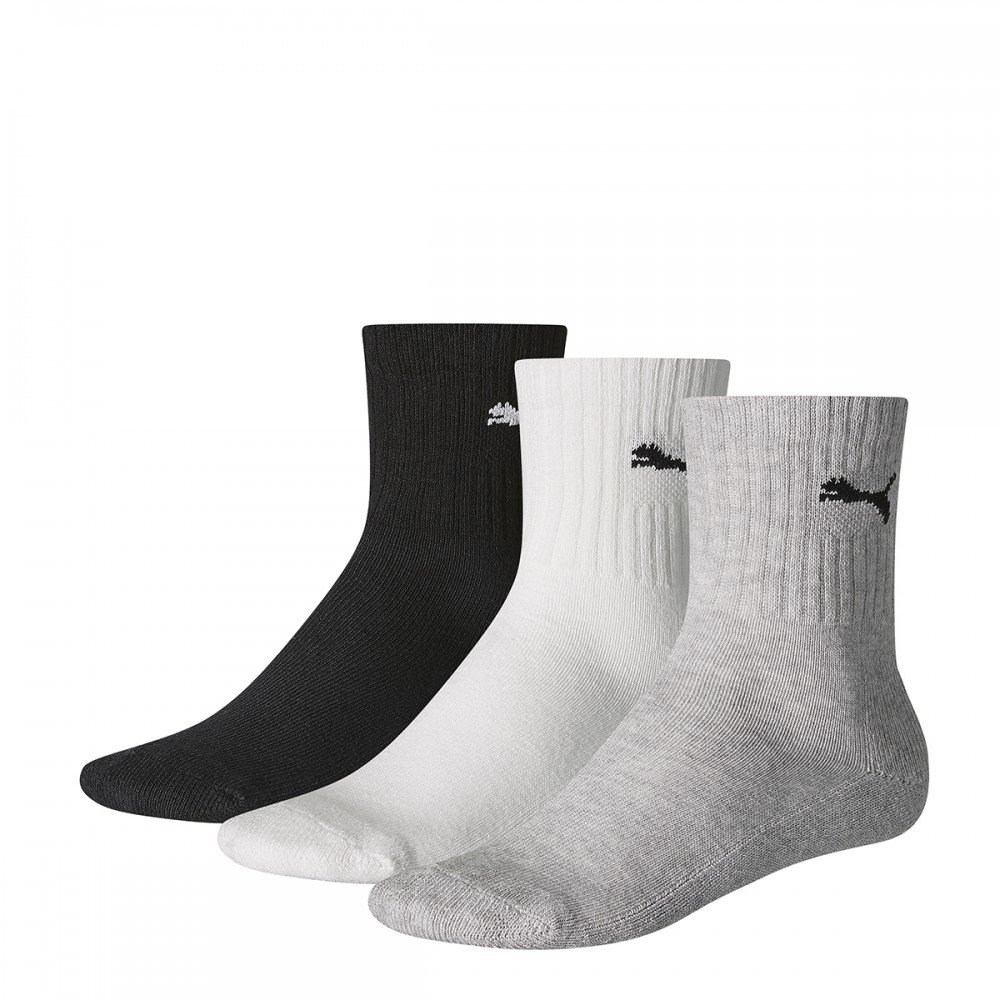 Puma Gray Sport Junior 3P - Children's Socks, Color, 2.5 - 5 Uk(35-38 Eu)