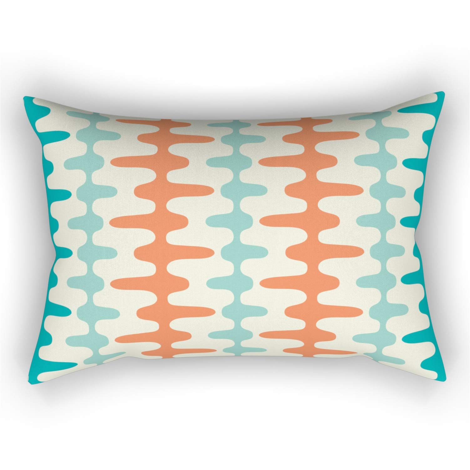 Orange Trellis Pillow