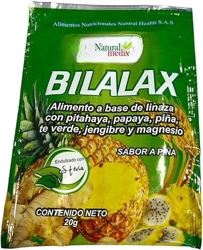 Miniatura 4 de Bilalax Limpiador de colon y desparasitante para humanos Limpiador de organismos no dañinos- Tratamiento de 5 días (5) sobres 0.71 oz