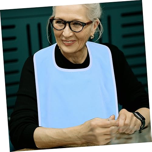 Miniatura 6 de Adult Bib for Seniors Comfortable and Adjustable Clothes Protector for Dining Makeup and Feeding Care Versatile and for Men and Women for Home Use
