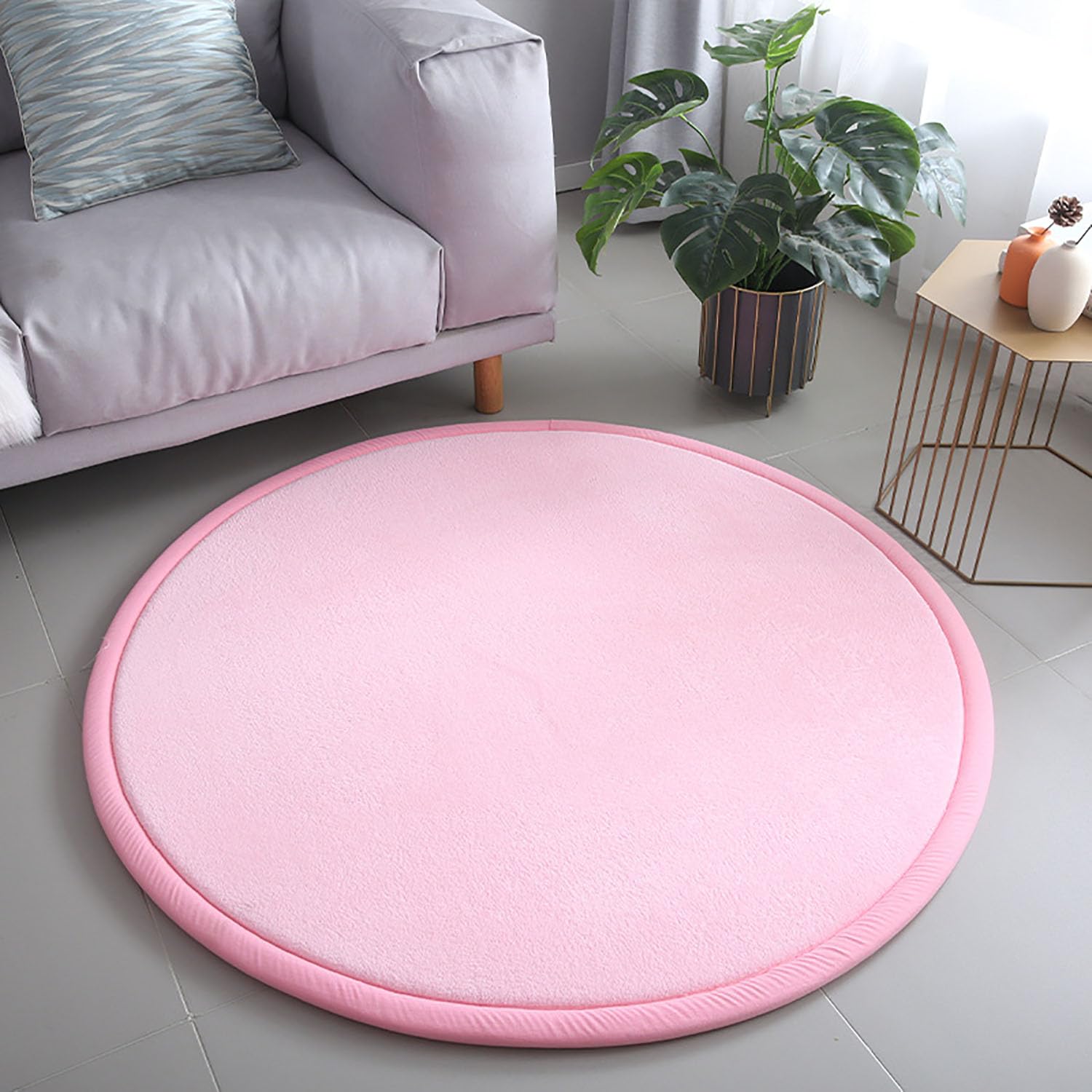 Tapis de sol souple anti-glisse de 2 cm pour sécuriser le salon