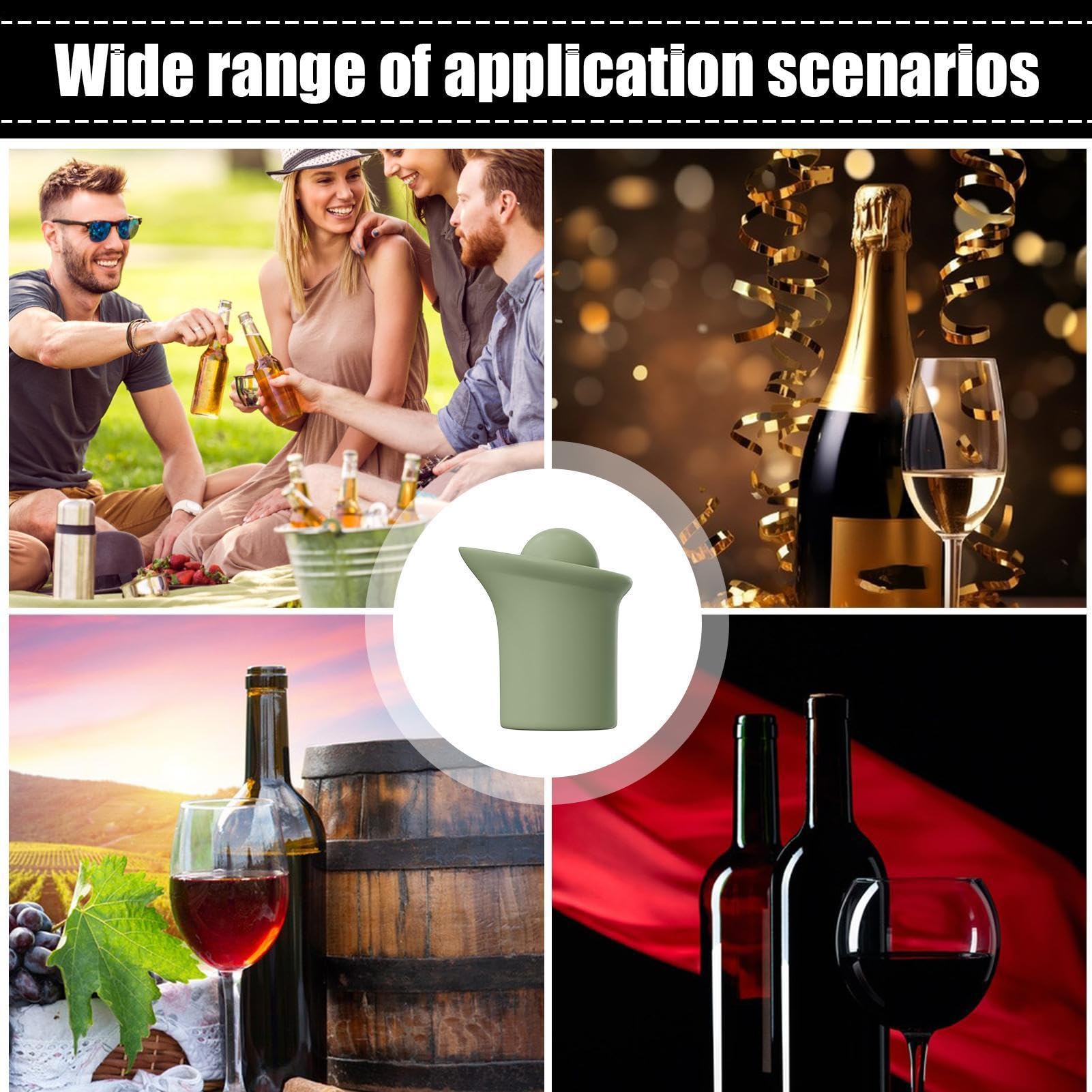 Tappo Per Bottiglie Di Vino Gadget Da Cucina Salvafreschezza Riutilizzabili