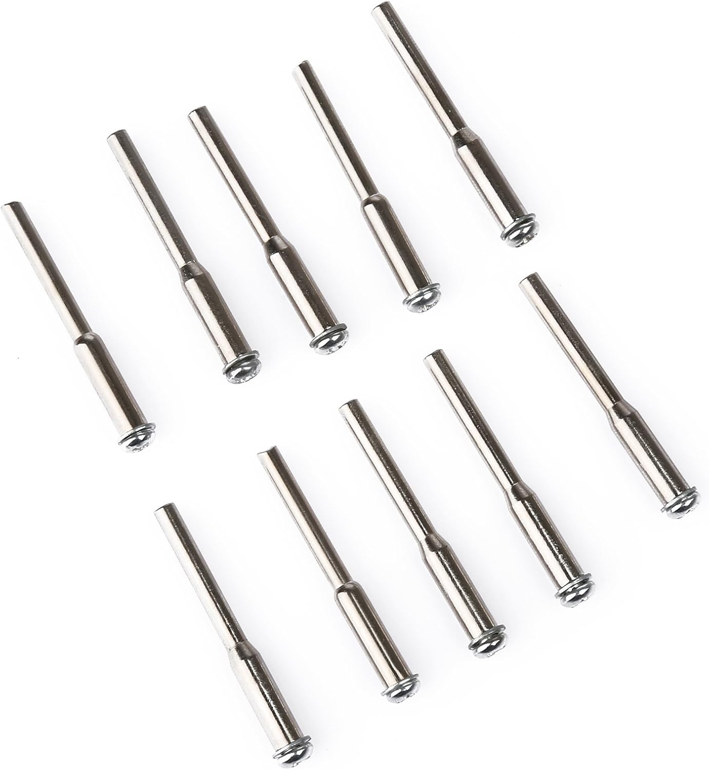 10pcs 1/8″ 3mm Shank Mandrel Arbor Shaft Wheel for Dremel Cutting Off