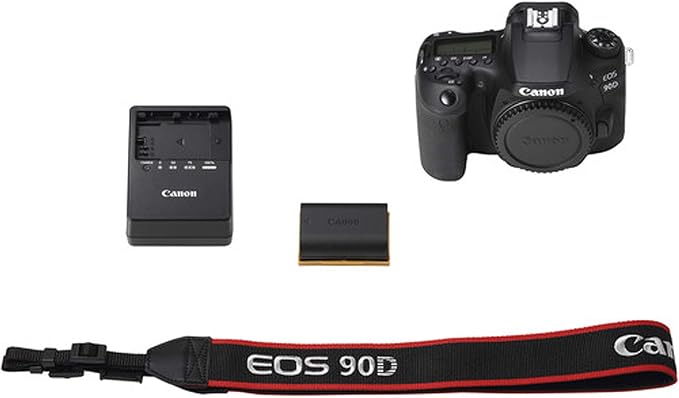 Cámara DSLR Canon EOS 90D con lentes y accesorios miniatura 9