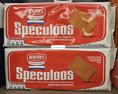 Bentons European Cookies Speculoos 8.8oz 8.82 oz (dos bolsas)