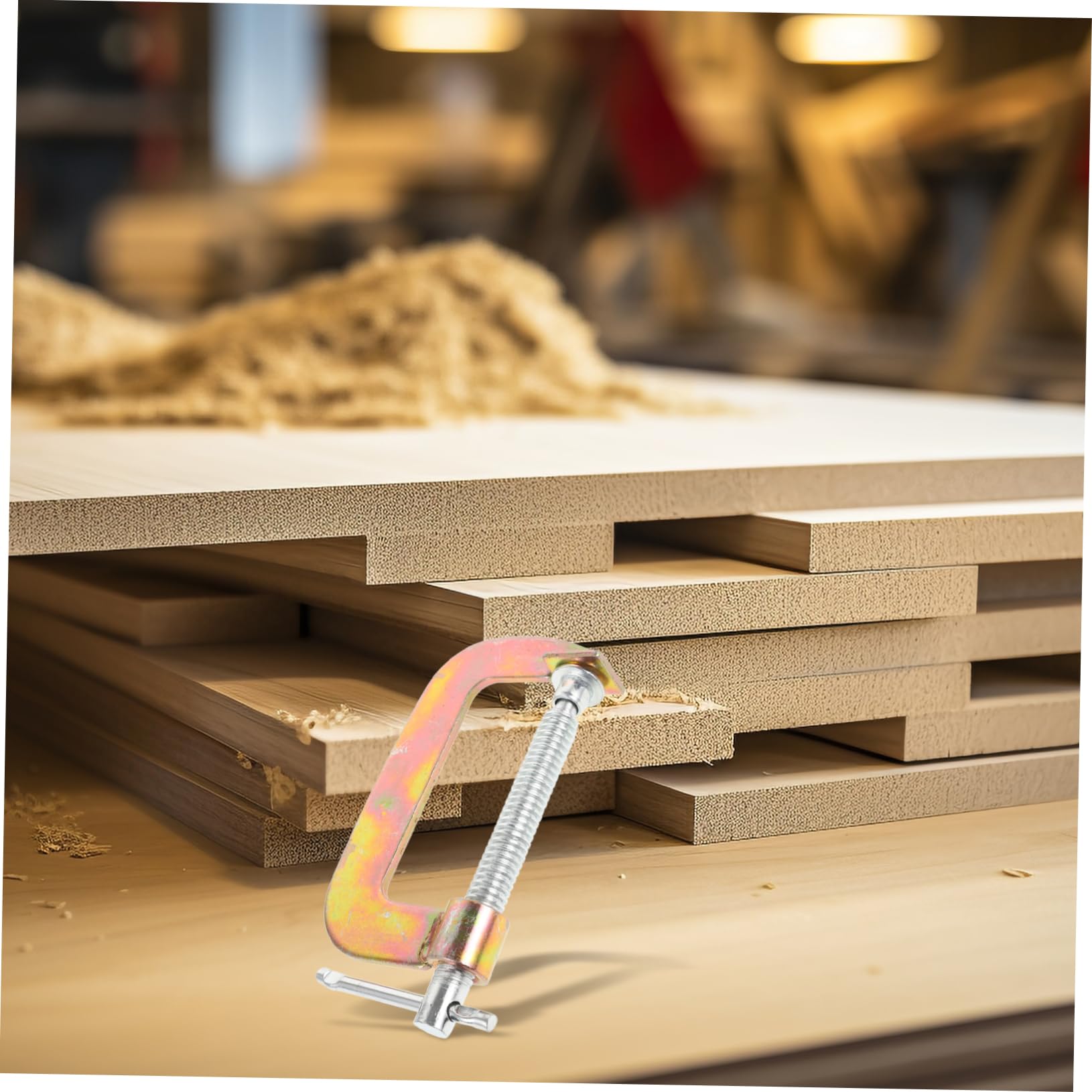 SEWOART 2pcs G Clamp Woodworking G Clamp Fence Clamps for Woodworking G Clamps Heavy Duty Metalwork Steel