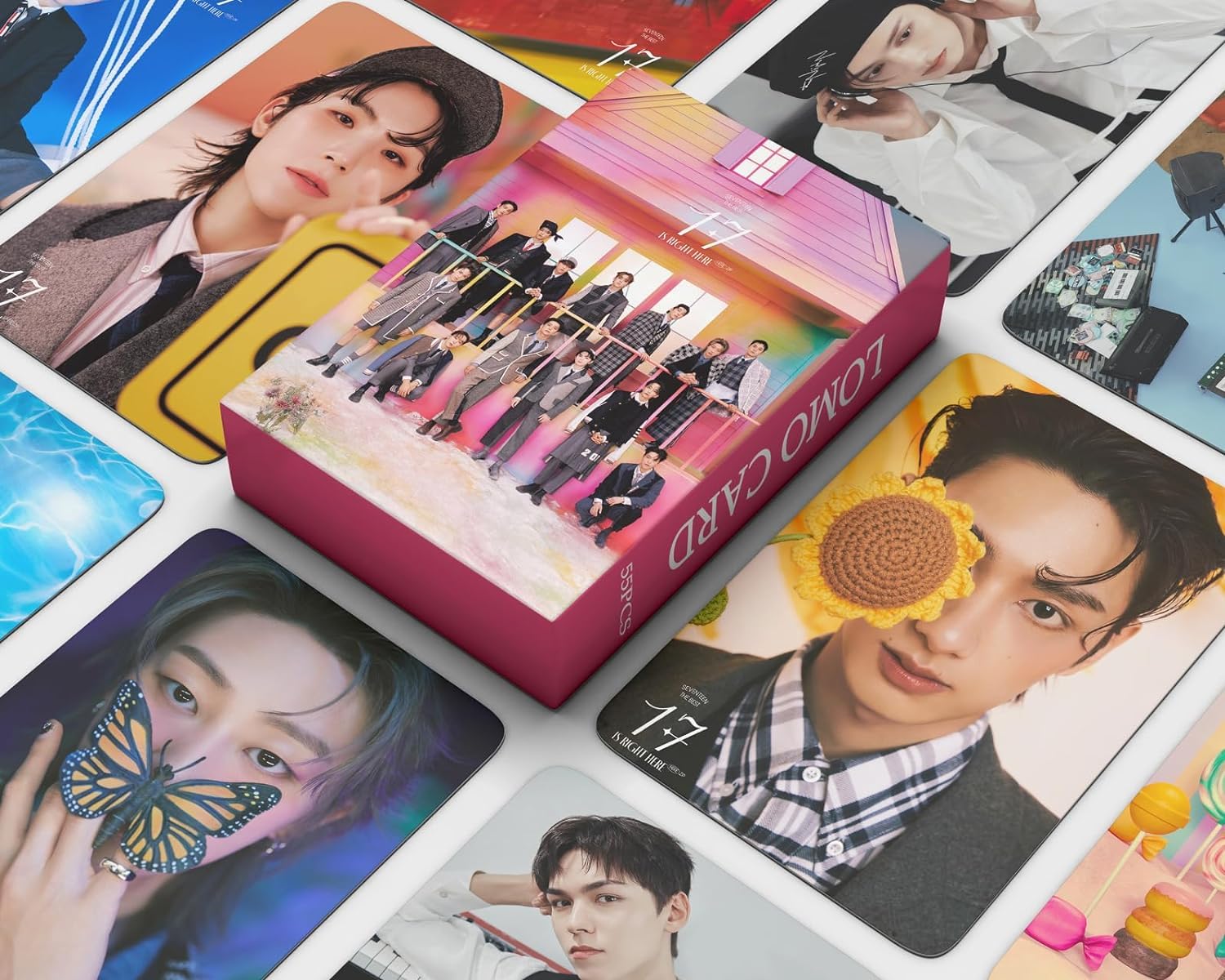 Seventeen Lomo Cards Set of 55 Seventeen 17 Is Right Here New