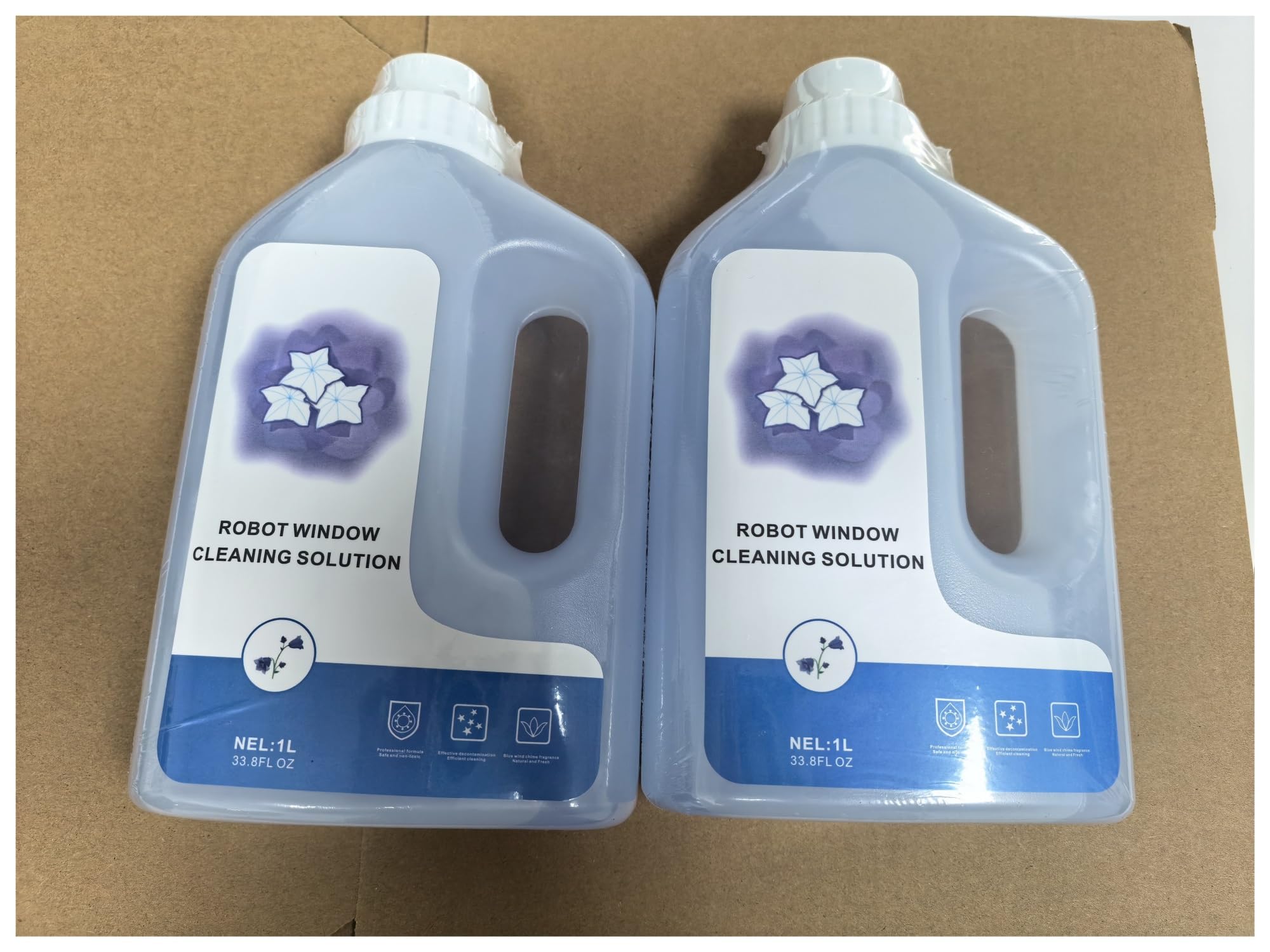 1 litro di detergente for vetri, liquido for la pulizia dei vetri. Compatibile con ECOVACS WINBOT W1 PRO