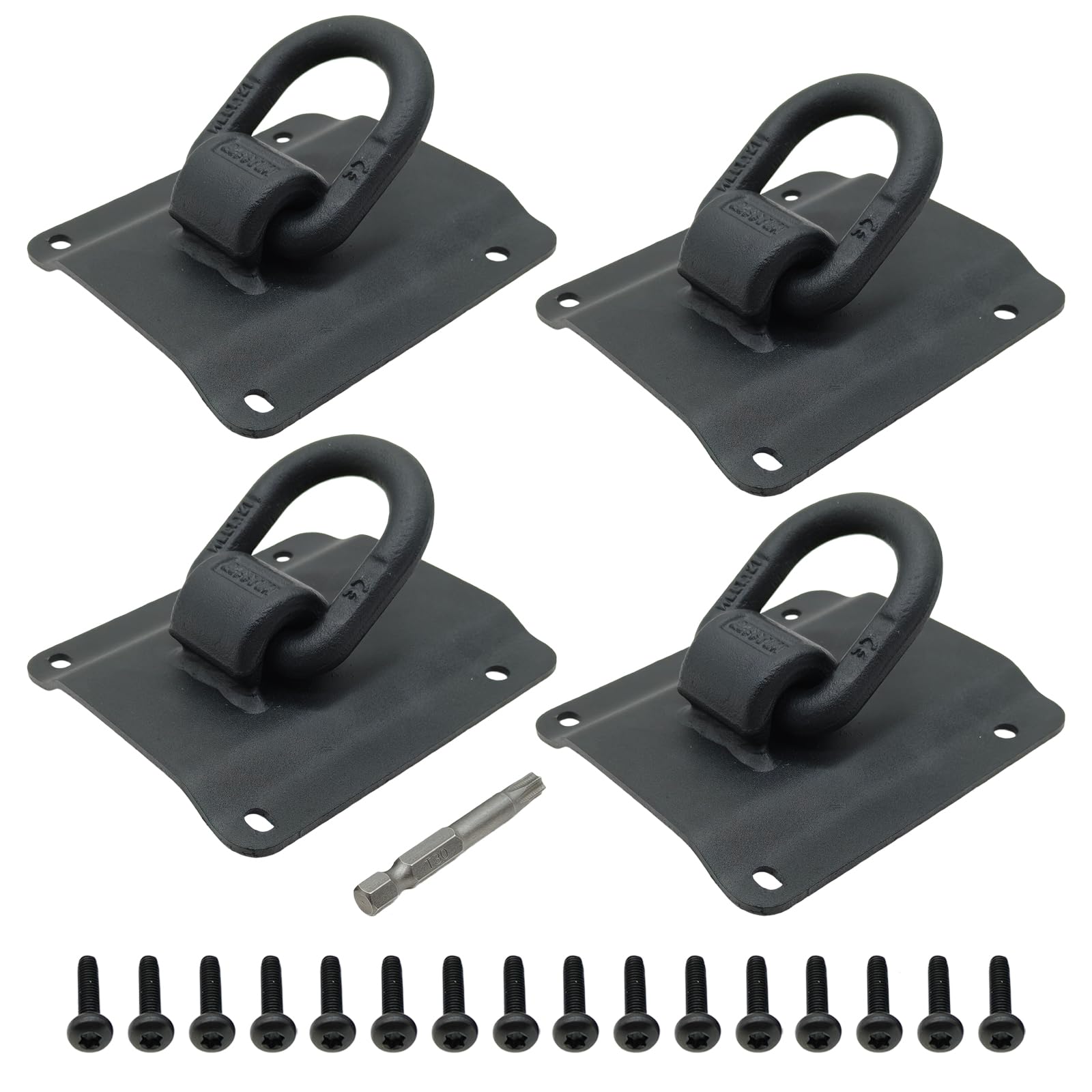 PARAQUIP Heavy Duty Truck Bed Tie Down Anchors for Ford F150 F250 F350 & Raptor 2015–2026 – Replacement for FL3Z-99000A64-B & FL3Z-9928408-AB, BoxLink