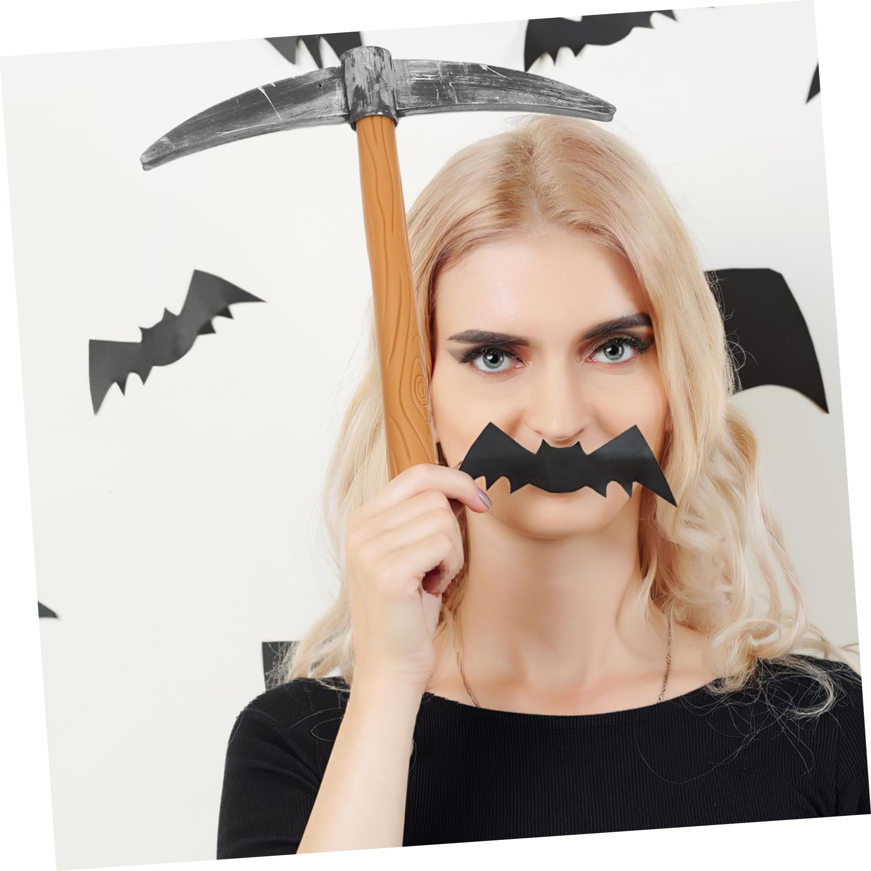 COLLBATH 4 Pezzi Giocattolo Finta in Schiuma Prop Per Halloween Nani Cosplay Piccone Finto Accessorio Per Costumi Teatrali Scenari